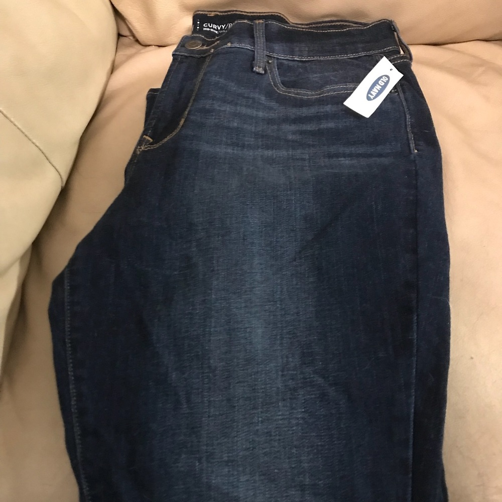 NWT Old Navy Curvy Mid-Rise Jeans 10